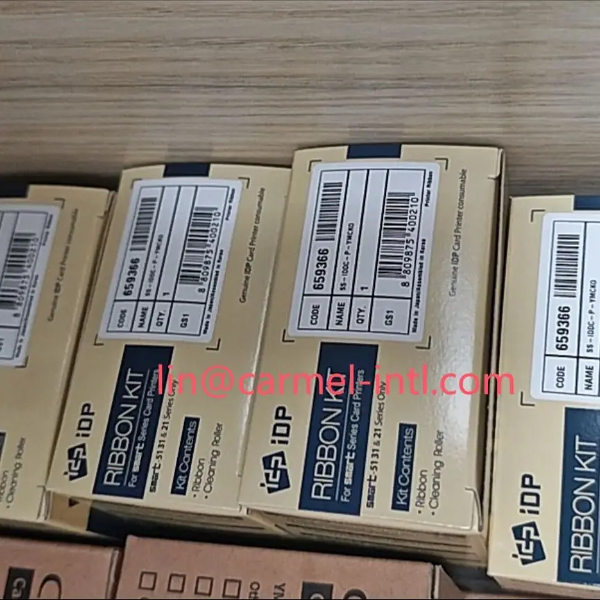 

Оригинал 659366 Цветная лента IDP YMCKO для принтера карт Smart-31 Smart-51, 250 печати, 1 рулон