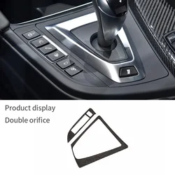 Real Carbon Fiber For BMW M3 M4 F80 F82 F83 2014-2018 Car Gear Shift Frame Panel Trim Left Hand Drive Auto Interior Accessories