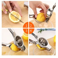 Lemon Squeezer Stainless Steel Manual Juicer Processor Kitchen Accessories Juice Fruit Pressing Citrus Orange Juicer Lemon Press 5