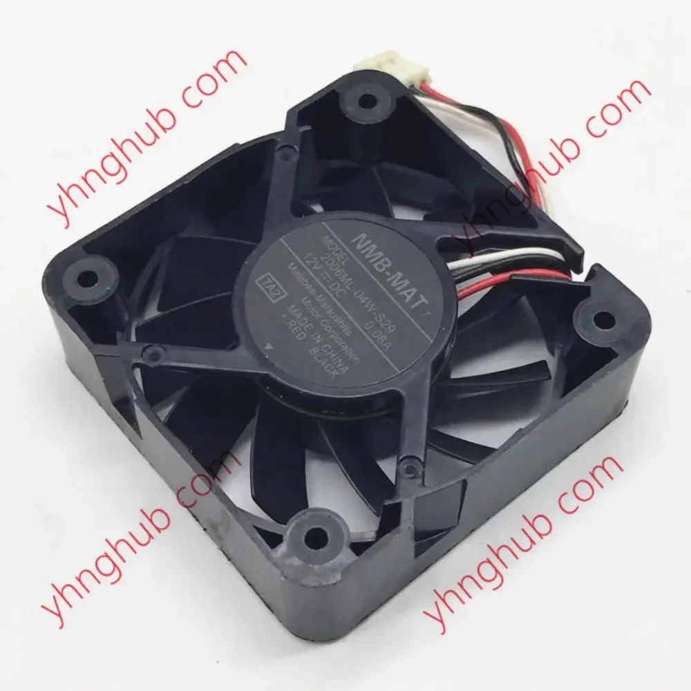 

NMB-MAT 2006ML-04W-S29 TA2 TA6 TA5 DC 12V 0.08A 50x50x15mm Cooling Fan