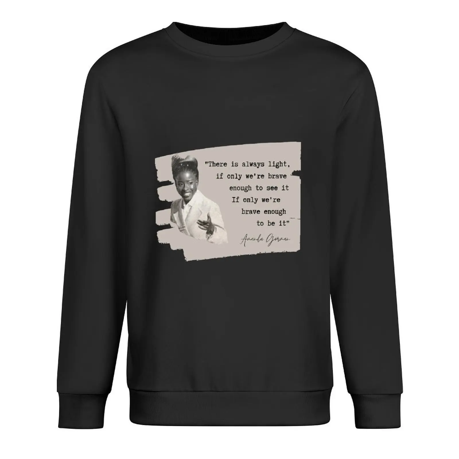 

Amanda Gorman, leonorsierra Pullover tracksuit men men clothes graphic t shirts men fashion aesthetic sweatshirts