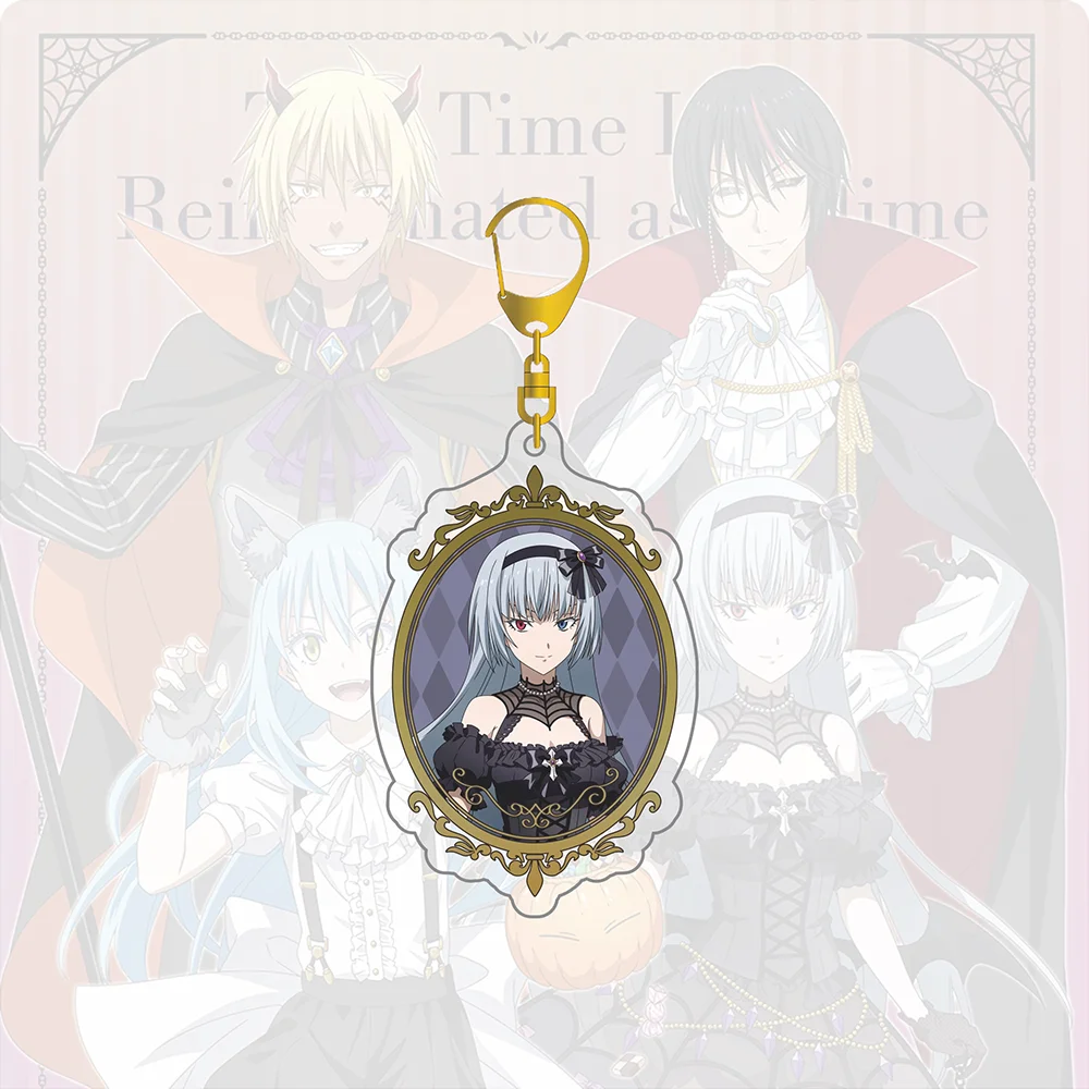 2026 New That Time I Got Reincarnated as a Slime Acrylic Keychain, Halloween Rimuru Milim Figure, Spooky Costume Bag Charm
