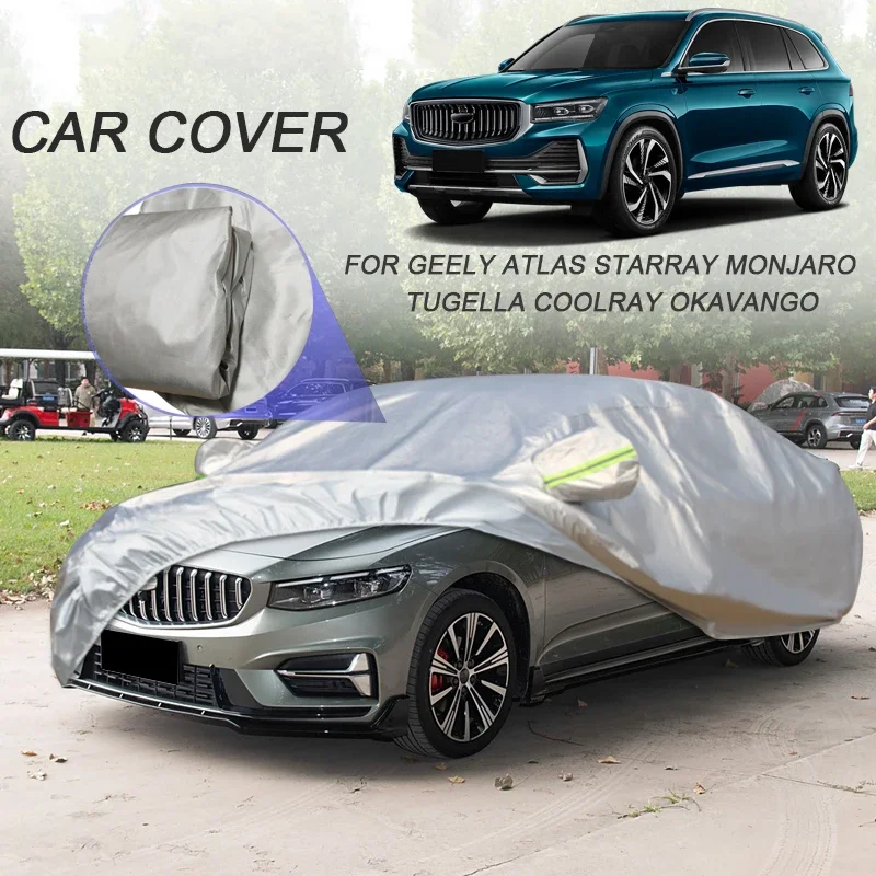 

Чехол для автомобиля из полиэстера 210T для GEELY AZKARRA, BINRAY, CITYRAY, COOLRAY, EMGRAND GX3 PRO, LIVAN X6 PRO, MONJARO, OKAVANGO, PREFACE, TUGELLA