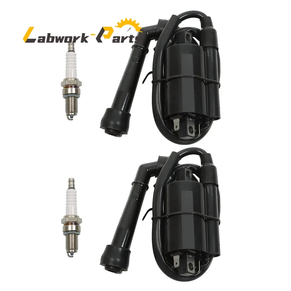 2 x Ignition Coil Spark Plug For Suzuki Intruder VS700 VS750 VS800 1986-2004