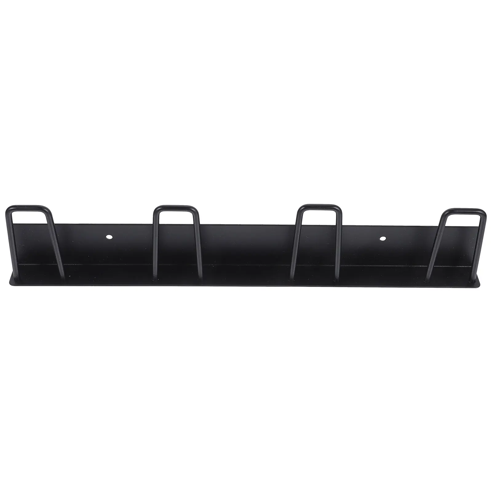 

Stainless Steel Wall Mounted Cup Holder Rack for Kitchen Bathroom Black Drying Shelf Storage Display ganizing