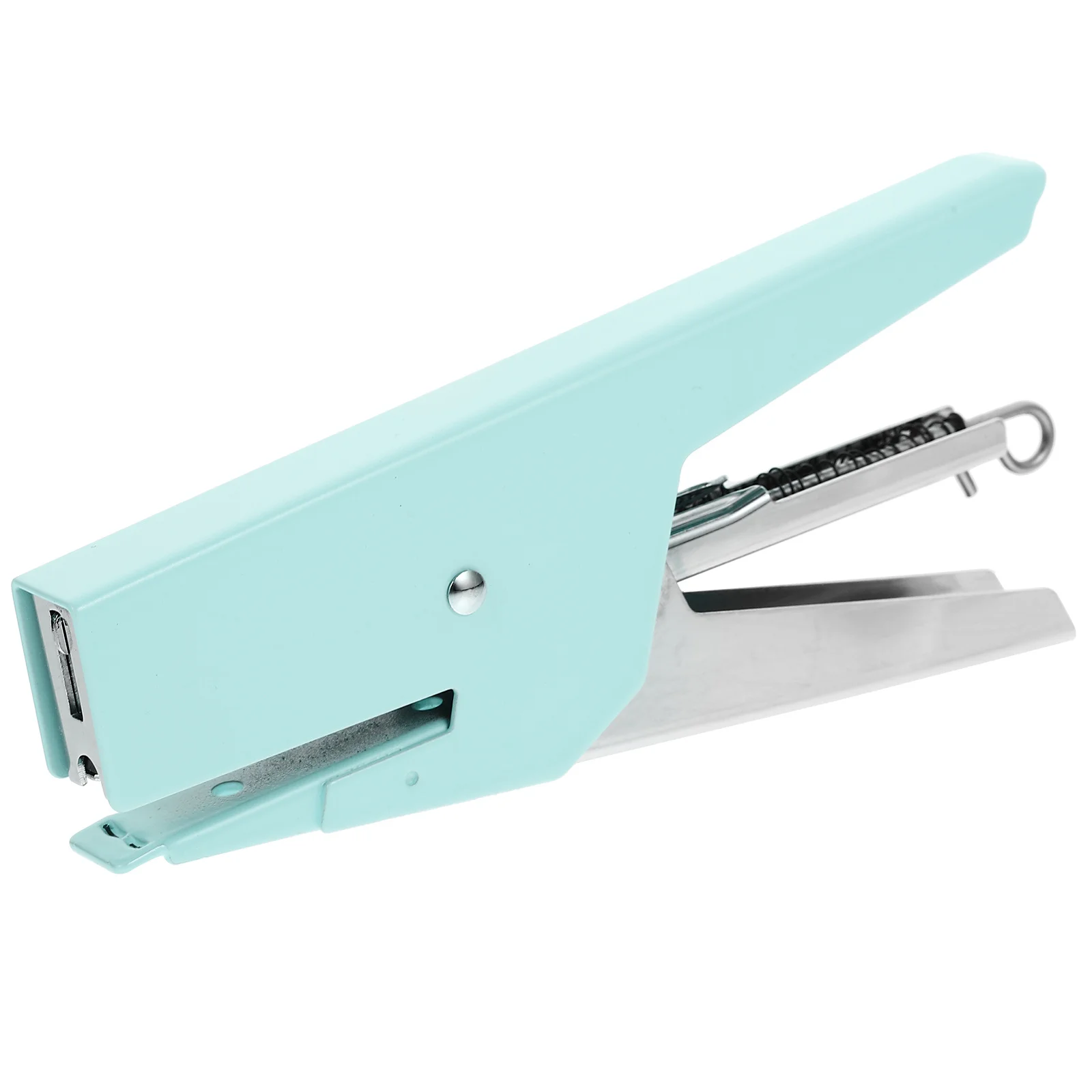 Metal Stapler Handheld Portable Strong Desk Stapler Standard Size Large Capacity Non Slip Feet Office Stationery