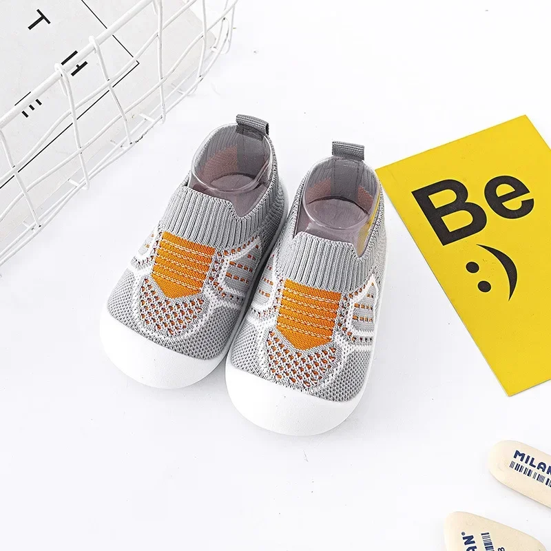 Zapatillas Soft Sole Baby Shoe New Anti Slip 0-3 Year Old Indoor Anti Kick Shoe Socks Mesh Face Infant Boy Girl Shoe Baby Items