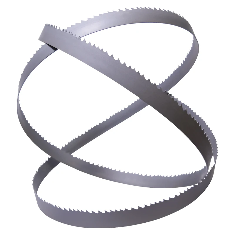 Lames de scie à ruban personnalisées de longueur 1500-4000mm x 19mm x 0.9mm ou 0.75 "x 0,035" bi-métal pour la coupe du bois et du métal