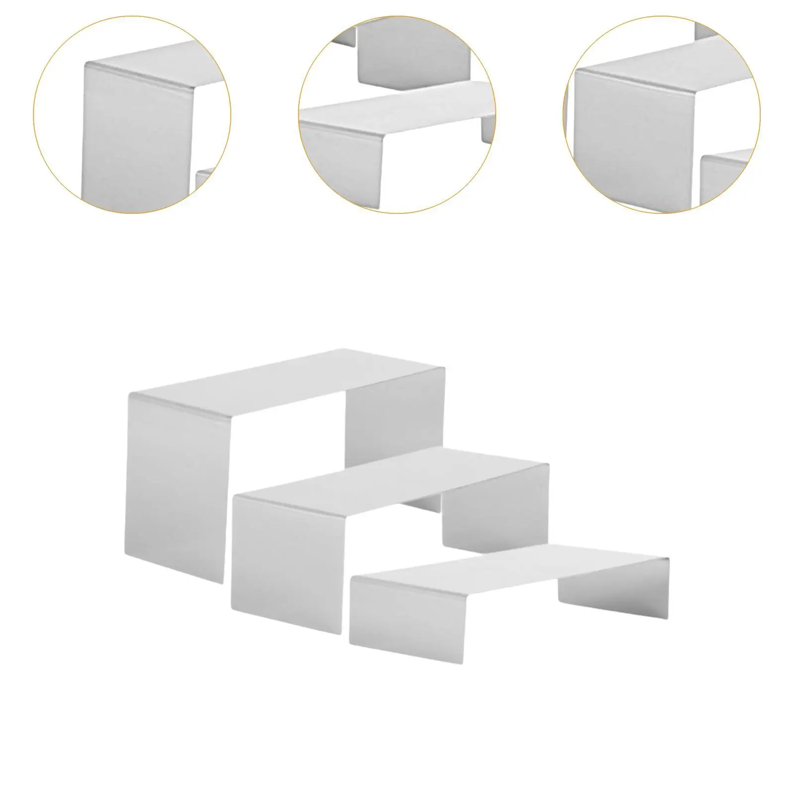 3 Stück Riser Display Ständer Schmuck Display Riser für Parfüm Schuh Schmuck