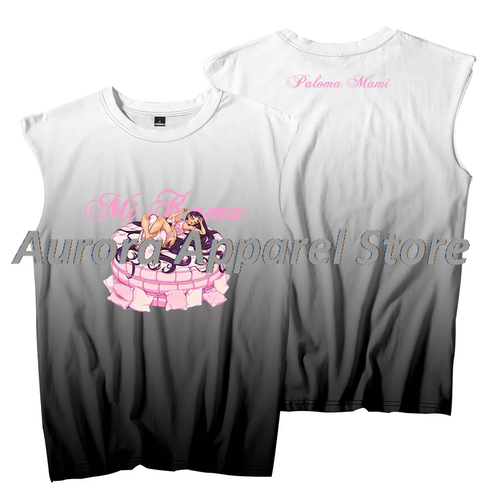 بالوما مامي مي كاما بلا أكمام تي شيرت Codigos De Muneka Merch النساء الرجال موضة تانك القمم المحملة #4