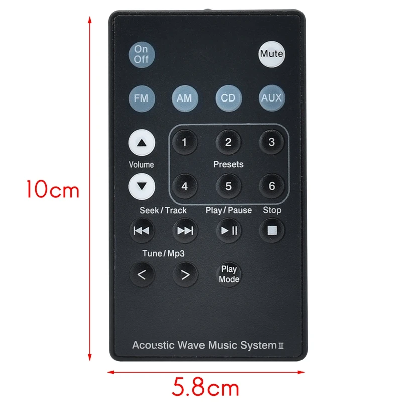 Acústico Wave Music System II, Multi Disc Player, controle remoto para B5