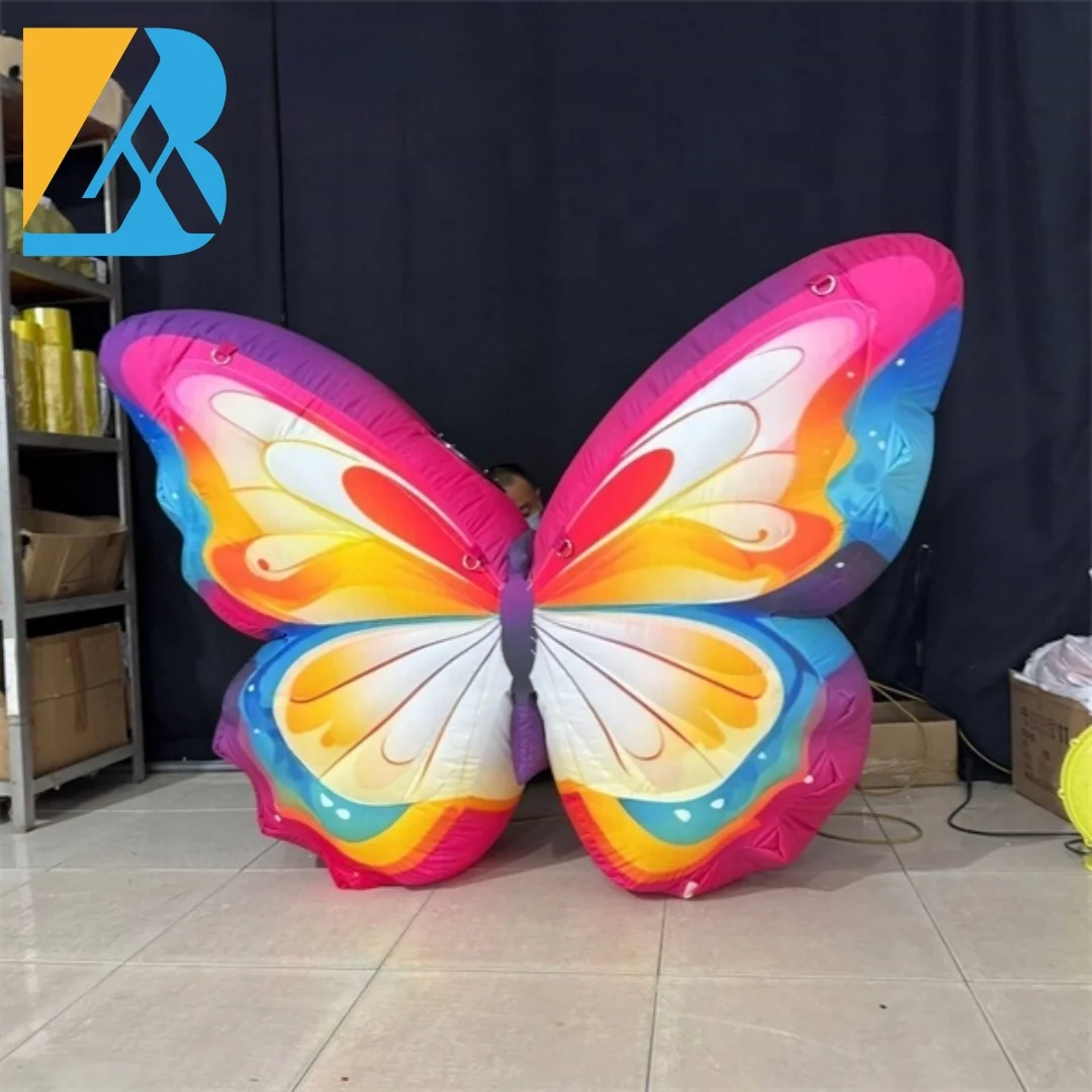 Customized Butterfly Party Large Airblown Butterfly Design for Event Decor Toy