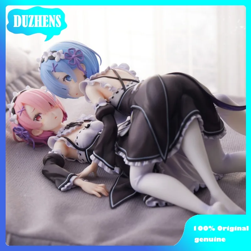 

F:NEX Original:Re:Zero REM RAM maid VER.9cm PVC Action Figure Anime Figure Model Toys Figure Collection Doll Gift