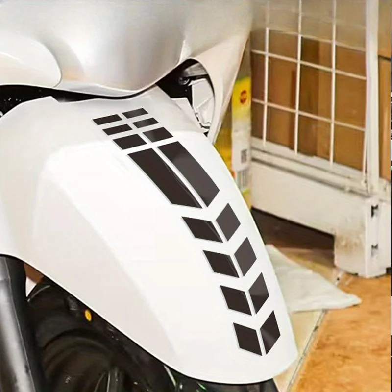 Motorcycle bicycle decal reflective tape car safety warning label sticker motorcycle fender car sticker