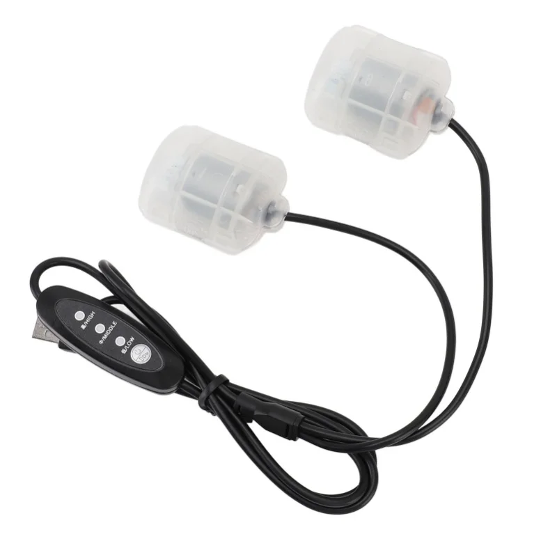 1 To 2 USB 3 Speed Vibration Motor 3000 To 4500RPM Electric Vibrating Motor For Phone Charger Power Bank DC5V