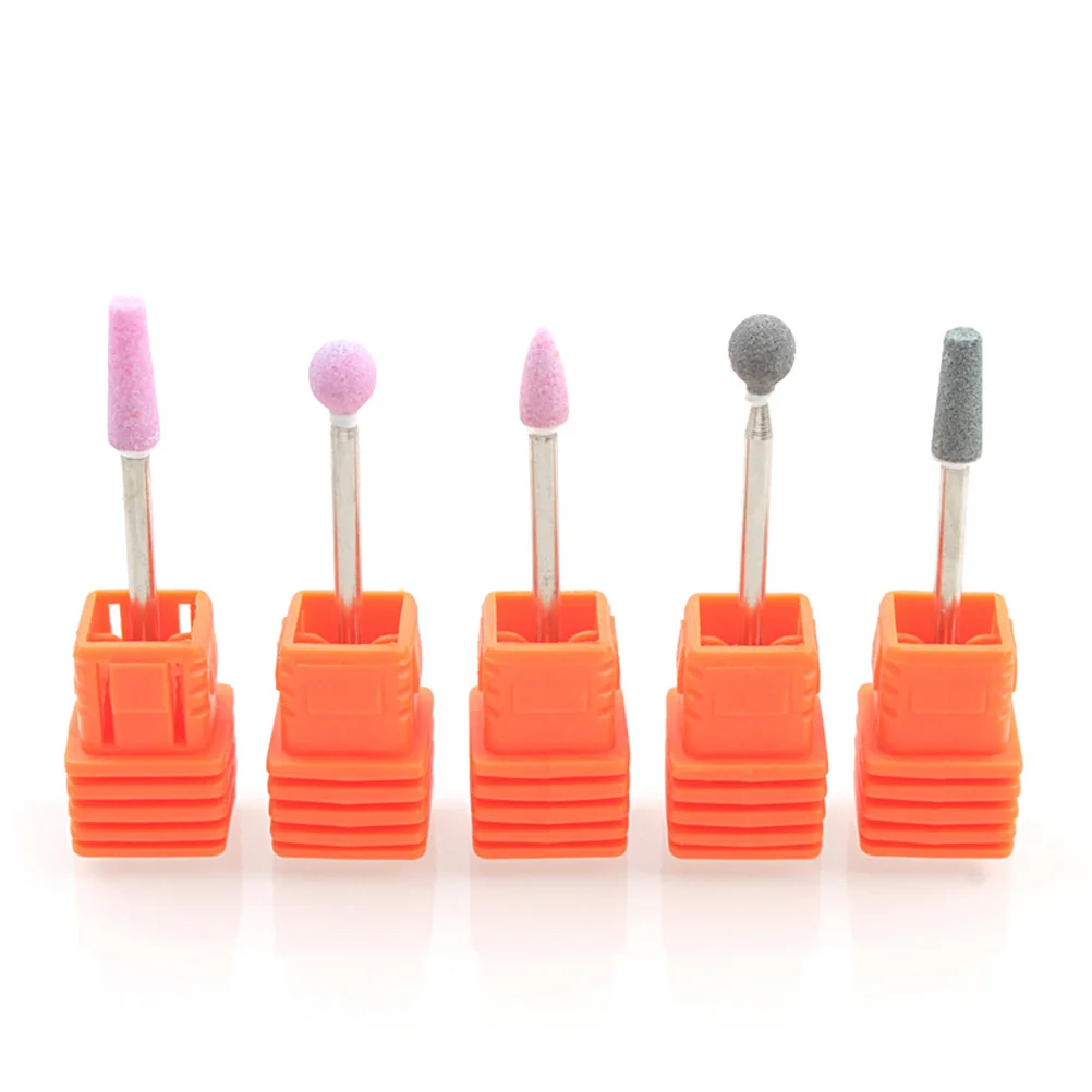 5 stuks nagelslijpen verschillende vormen voor nagels teenvingers polish verwijder dode huid gel manicure kunstgereedschap