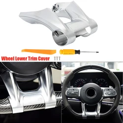 Auto Steering Platte Wiel Lagere Trim Cover Voor Mercedes Benz Amg 2019 + Sport Een W177 B W247 C W205 E W213 G W463 Gls W257 Klasse