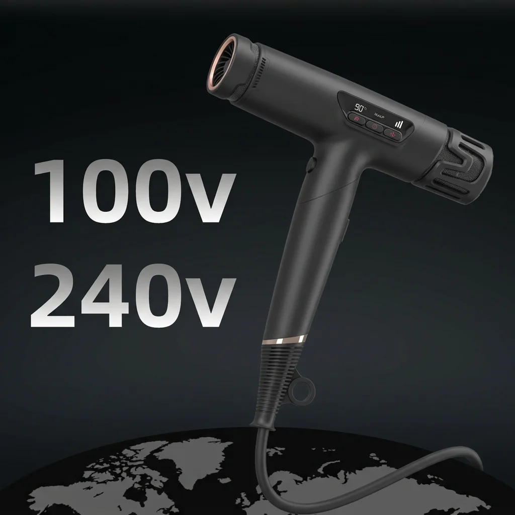 Drying Ionic Hair Styling Tool Heat Protection Salon-quality Electric 110000rpm Dual Voltage Hair Dryer with Diffuser
