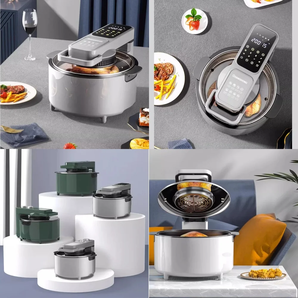 1100W 8L Air Fryer for Use Smart Multifunctional Large Capacity Oil Free Electric Grill for Kitchen Appliances