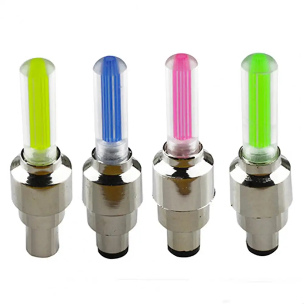 Tire Valve Light Multi-functional Automotive Trim High Quality Plastic Practical Valve Cap Light for Bike