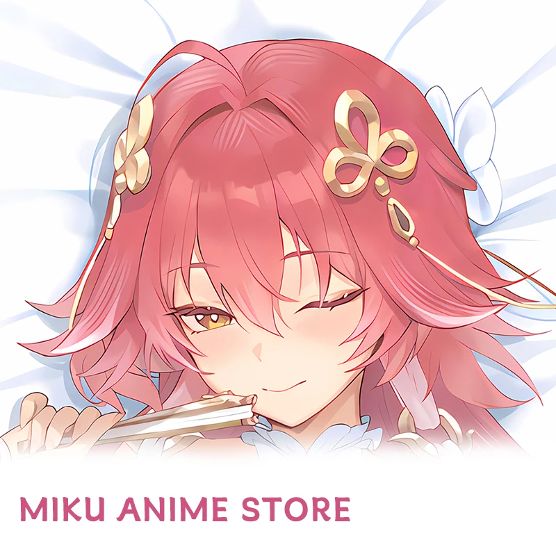 Dakimakura Anime Wuthering Waves Changli Double-Sided Print Pillowcase Life-Size Body Pillow Cover