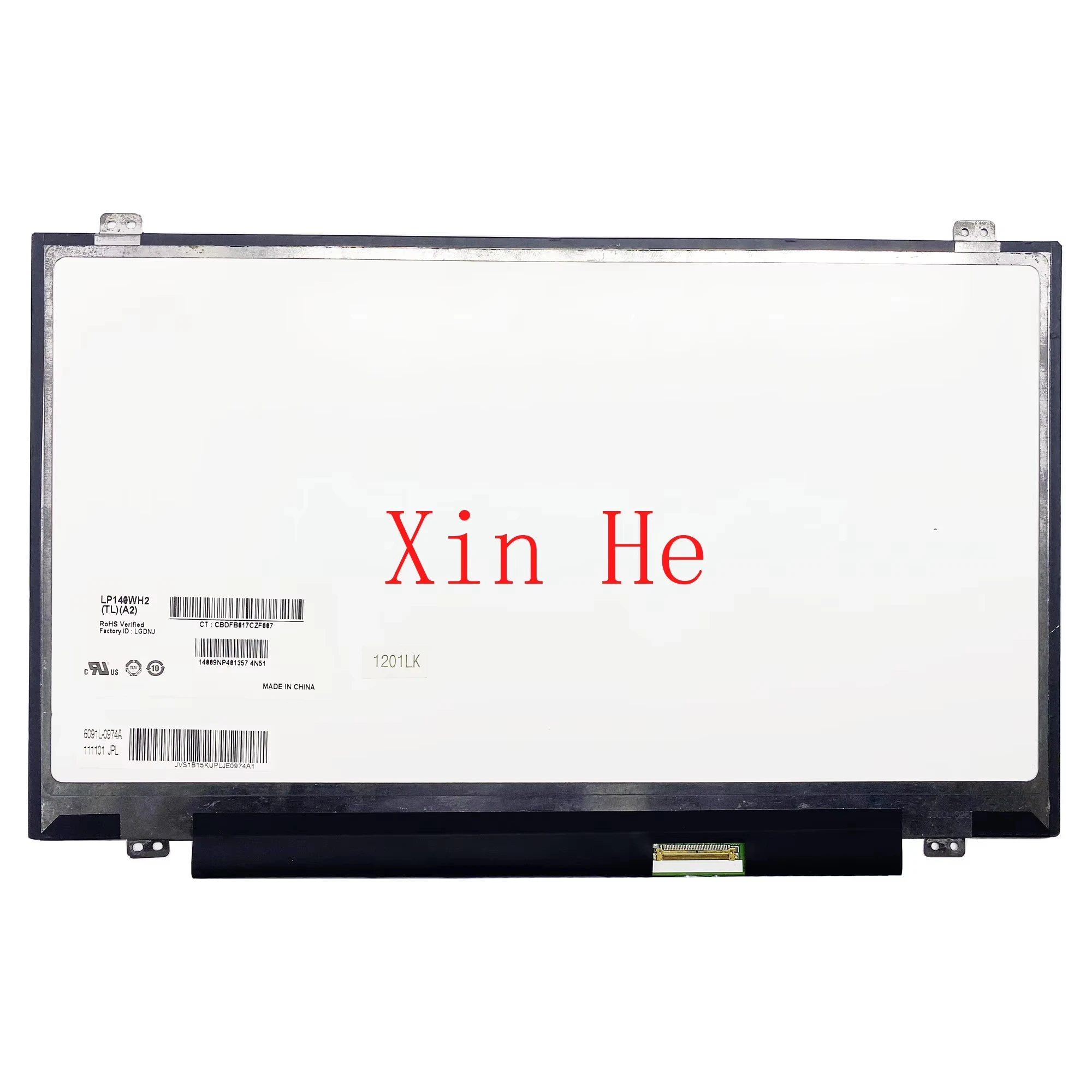 LP140WH2-TLA2 HB140WX1-300 HB140WX1-400 500 600 B140XTN02.3 B140XW03 V.0 Laptop LCD Screen 1366*768 LVDS 40 Pins