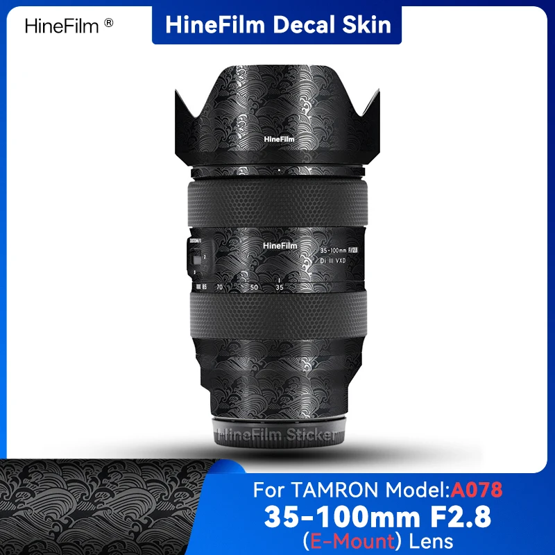 Hinefilm Skin for Tamron 35-100 F2.8 for Sony FE Mount Lens 