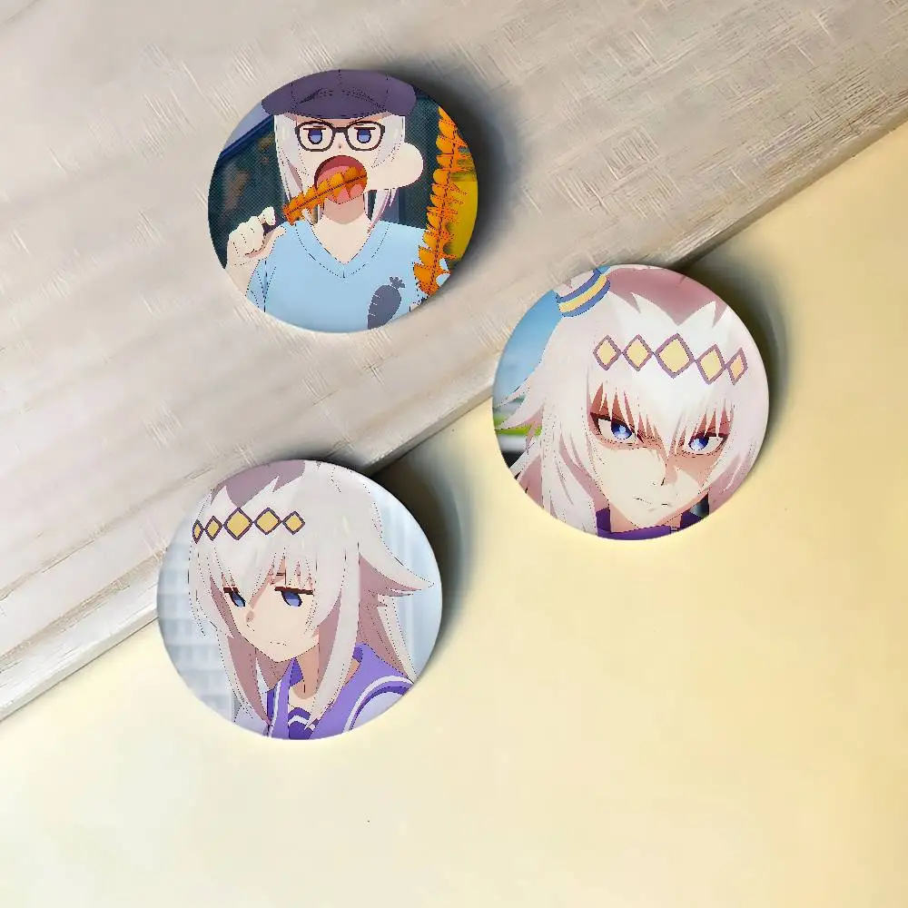 Uma Musume Badges Peripheral Lapel Pins Tinplate Round Brooch For Shoulder Bag Accessories Souvenir Gifts