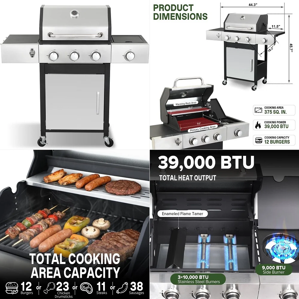 

Santa Maria Grill, Wood Fire amp Charcoal BBQ Grill with Adjustable Height Grates, Argentinian Open Fire Grill with SHooks and
