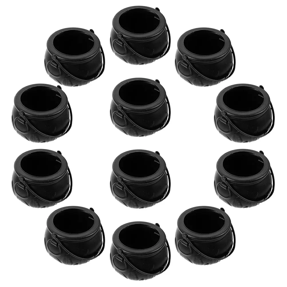 

24 Pcs Bucket Halloween Party Pumpkin Witch Plastic Lightweight Reusable Treat Portable Small H held Basket Snacks Gifts