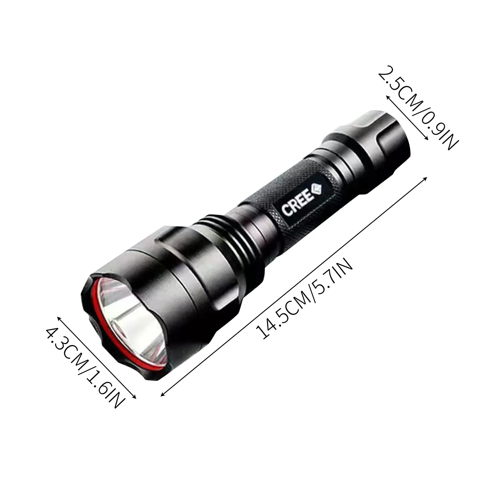 ضوء قوي شحن مصباح يدوي متعدد الوظائف فائقة السطوع طويلة المدى اطلاق النار ركوب الدراجات في الهواء الطلق المنزل إضاءة مقاومة للماء