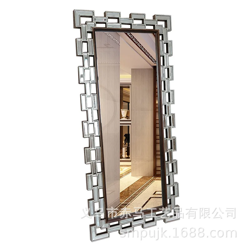 Large Decorative Mirrors Living Room Hanging Gold Shower Full Height Decorative Mirror Makeup Espelho Grande House Decoration