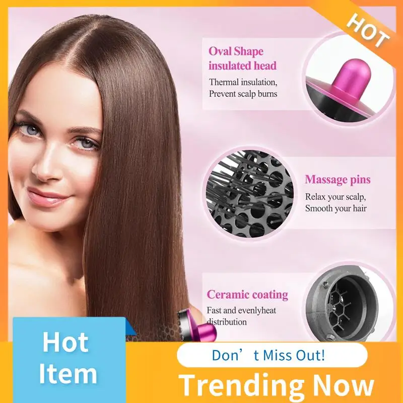 

BBNV-Cylinder Comb Nozzle For Dyson Airwrap Hair Dryer Replacement Parts Hair Styling Wide Tooth Cylinder Comb A