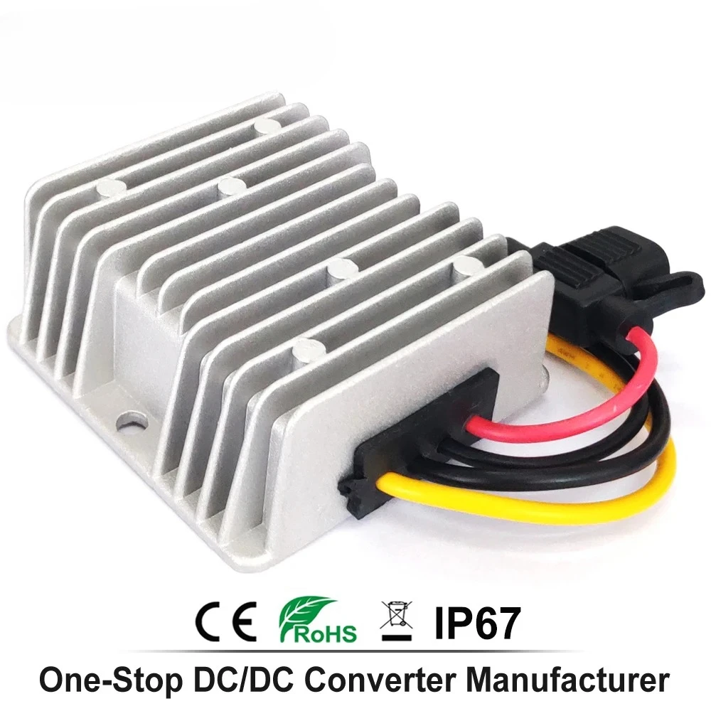 24 فولت 36 فولت 48 فولت إلى 12 فولت 10A 20A تنحى تيار مستمر تيار مستمر محول استقرار عربة جولف السيارات الجهد المخفض مع الصمامات CE بنفايات #2