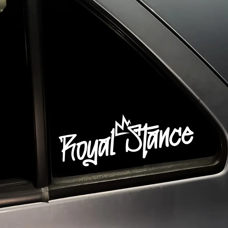

Royal Stance JDM Modified Style Front Windshield Car Side Window Decorative Sticker Lacing Waterproof Vinyl Motorcycle Sticker