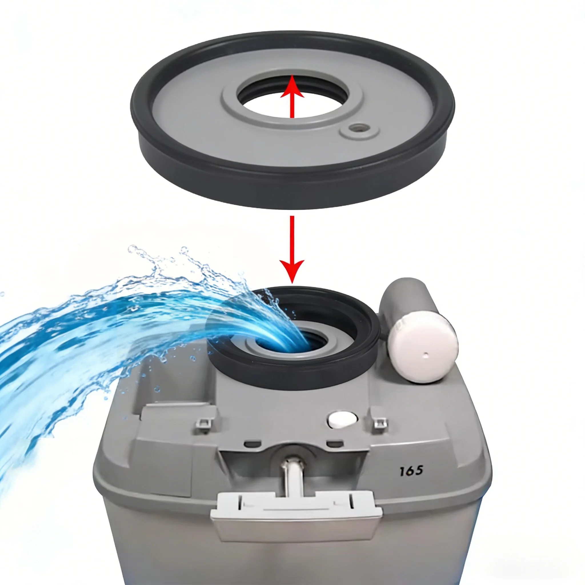 

Caravana для портативного унитаза Thetford Porta Potti, уплотнение губ-07101 для серии 100/200/300/400, аксессуары для кемперов