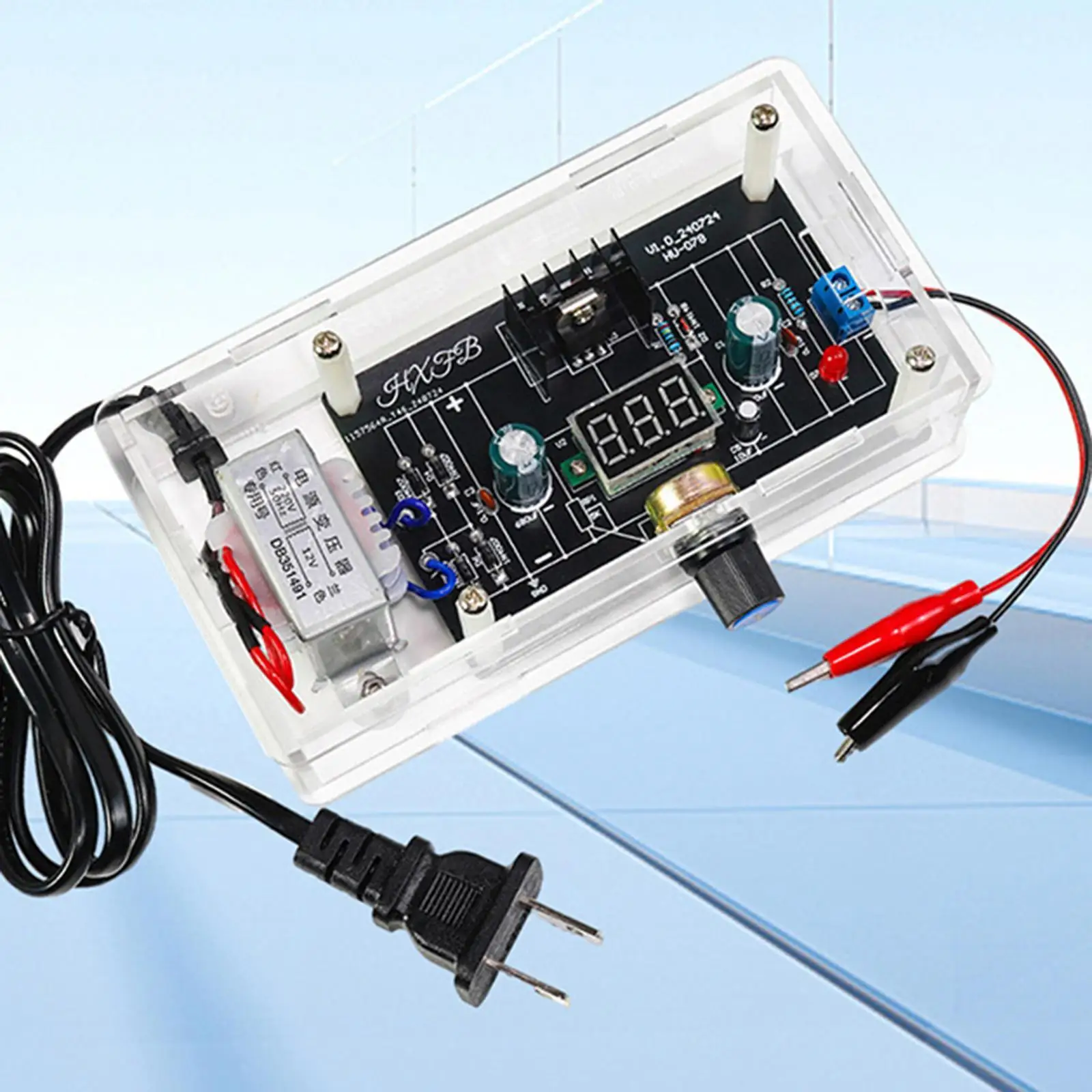 Soldering Practice Boards Learn Electronics DIY Adjustable Power Module Training Kit for Students