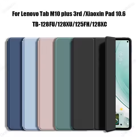 For Tablet Lenovo Tab M10 Plus 3rd Gen 10.6 10.1 CASE Xiaoxin pad 10.6 Cover Stand Smart Funda lenovo tab P11 PLus M11 11 Case