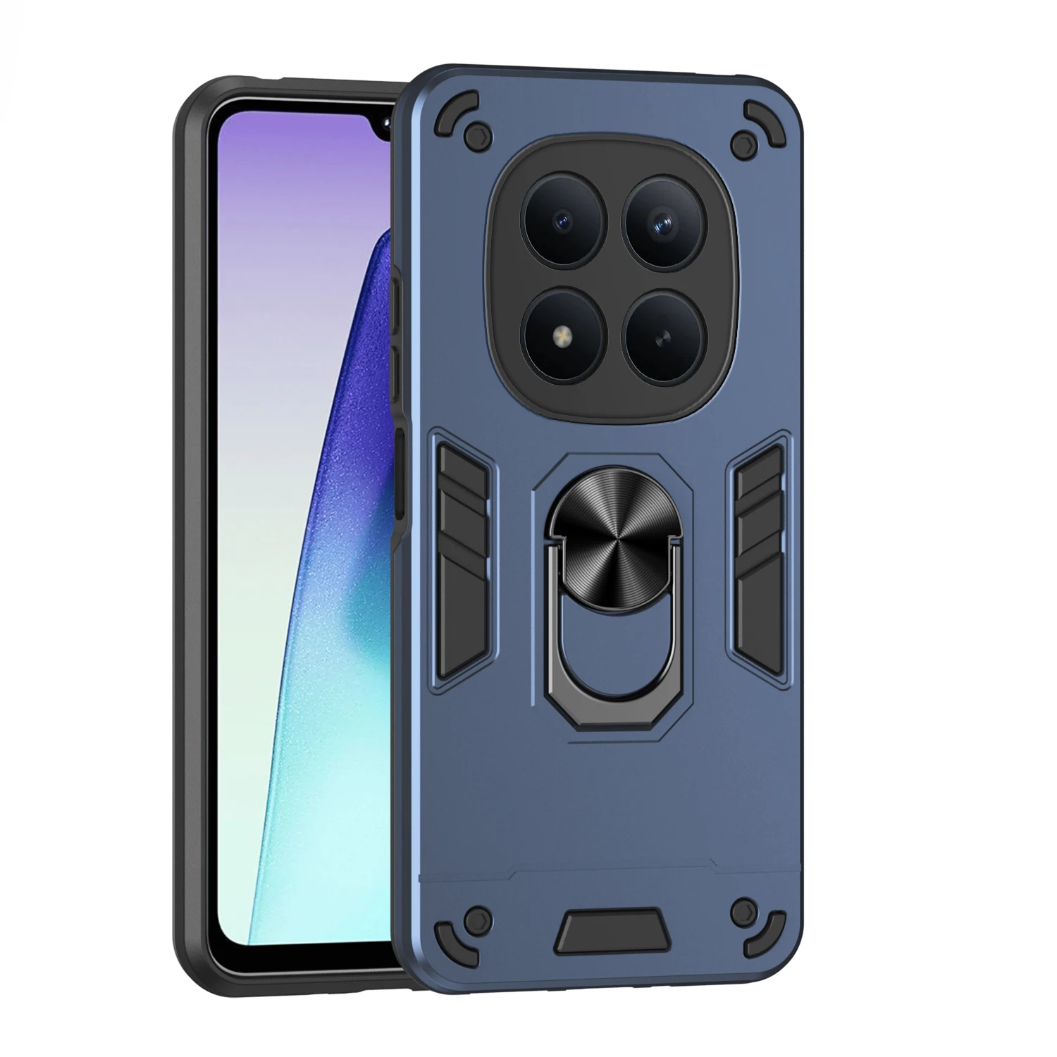 Militärisch robuste Hülle für Xiaomi Redmi Note 15 Pro 5G Note 14 Pro+ Plus Schutzhülle Stoßfest mit Ringständer Fundas Coque – Detail 8