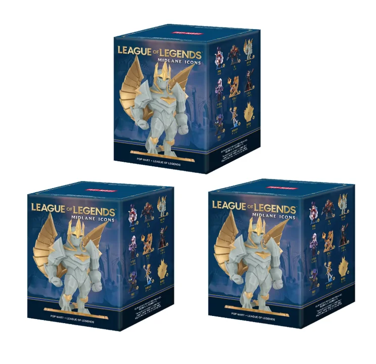 New Original POPMART League Of Legends Midlane Icons Series Figure