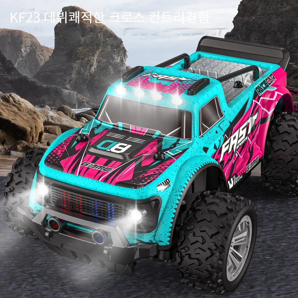 ZWN 1:16/1:20 2.4G Model RC Car With LED Light 2WD Off-road Remote Control Climbing Vehicle Outdoor Cars Toy Gifts for Kids