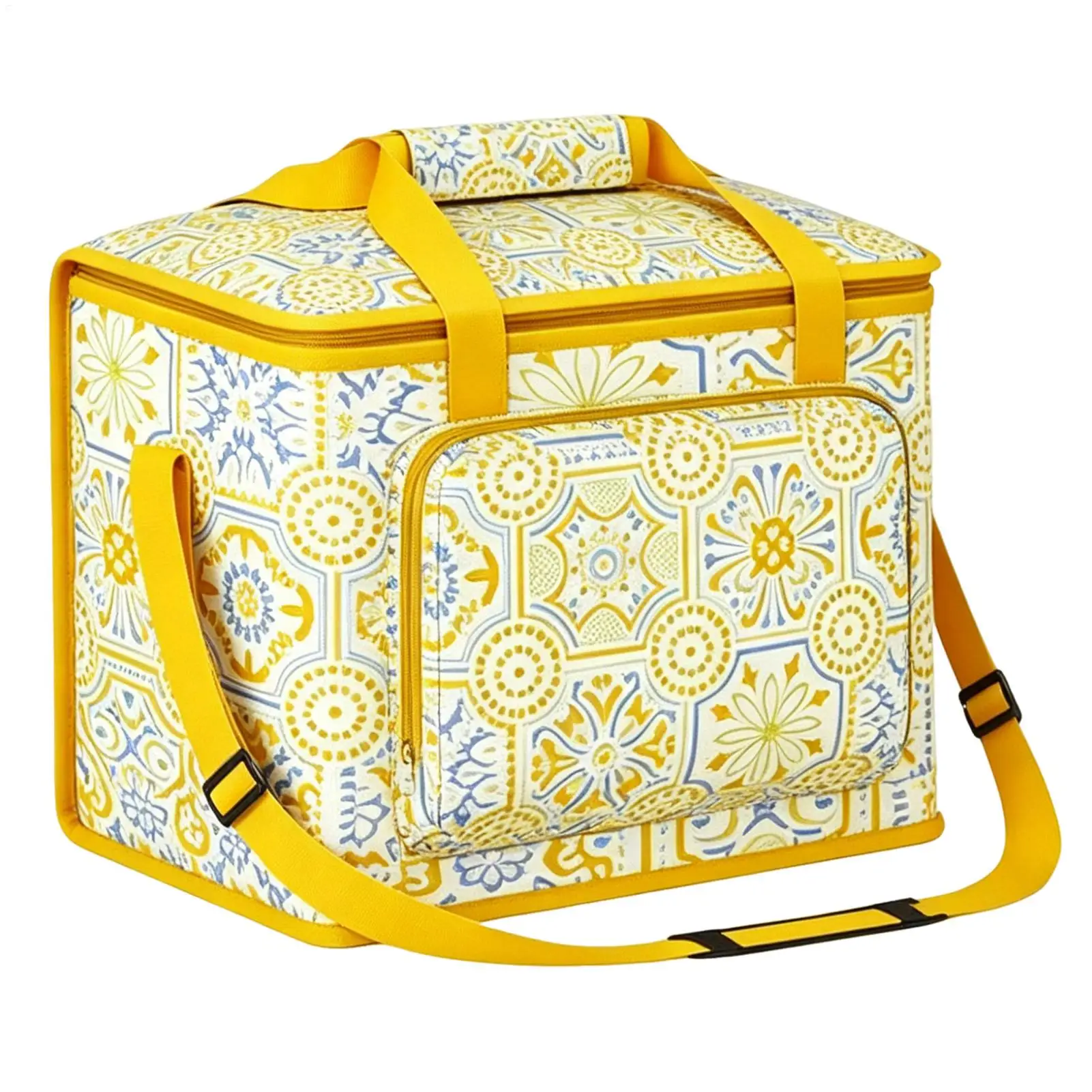 

Insulated Cooler Bag Cool Leakproof Waterproof Carrier Insulated Grocery Bags For Catering Outdoor Travel Shopping Bbq Camping