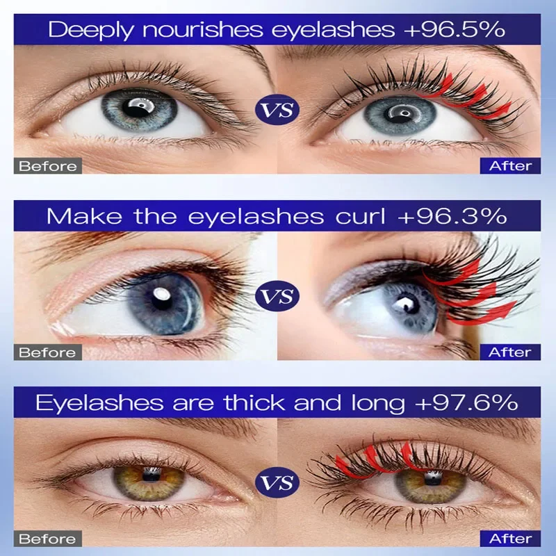 Siero per la crescita rapida delle ciglia Ciglia naturali Enhancer Sopracciglia più spesse Sollevamento Essenza Ciglia più piene Cura degli occhi Cosmetico coreano