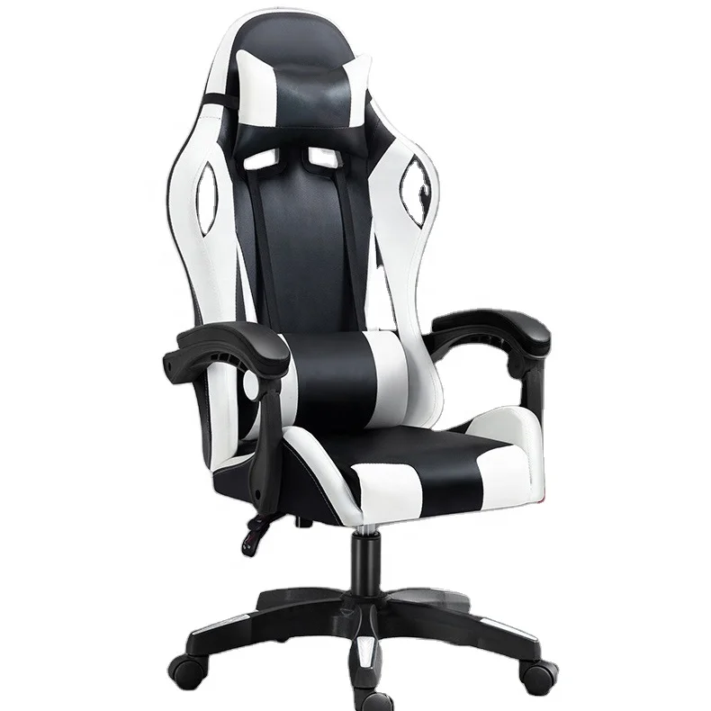 Factory Direct Cheap Ergonomic High Back Black Sillas Gamer PC Computer Racing Gaming Chair