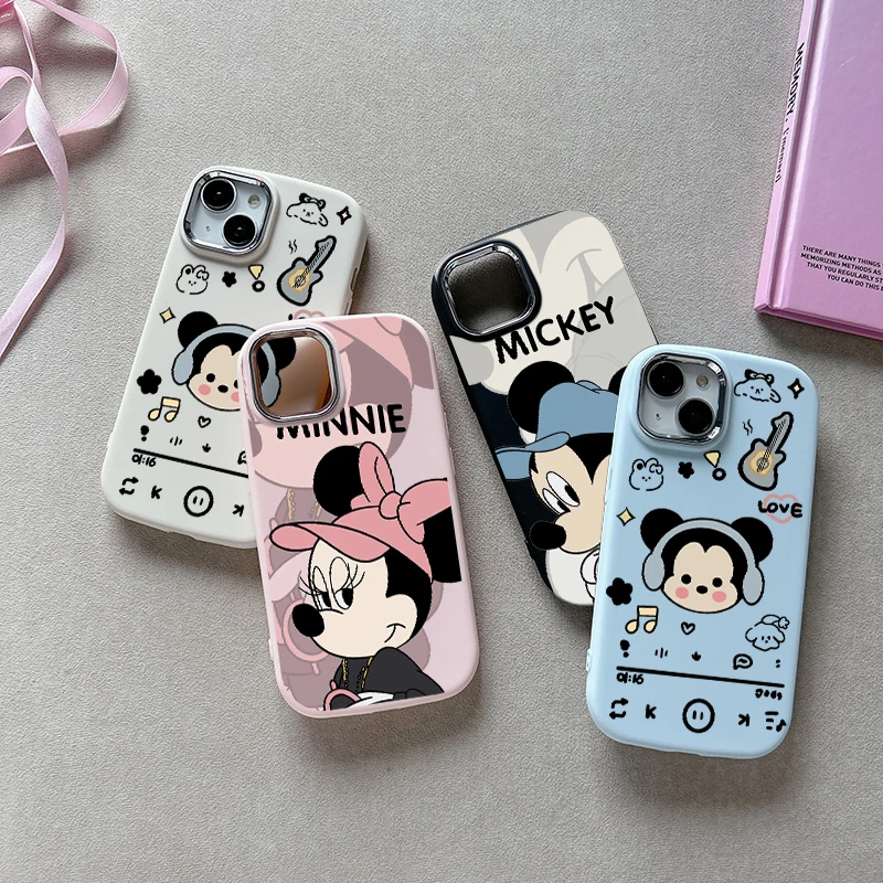 Coque de téléphone Cartoon Minnie, coque pour Xiaomi Mi 12 POCO F5 Bery NDavid Redmi 9C 10 13C K30 K40 K60 Ultra Note 10 12 13 Pro 4G 5G