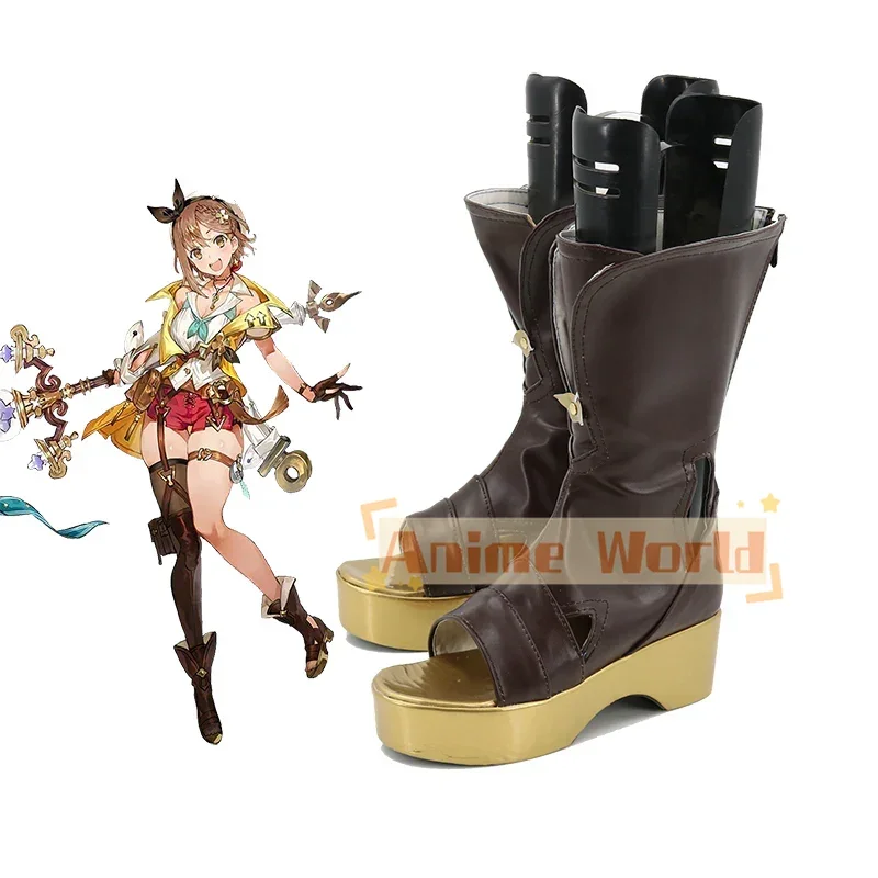 Atelier Ryza 2: Lost Legends & The Secret Fairy: Ryza Reisalin Stout Cosplay Shoes Custom Size Halloween Carnival Christmas