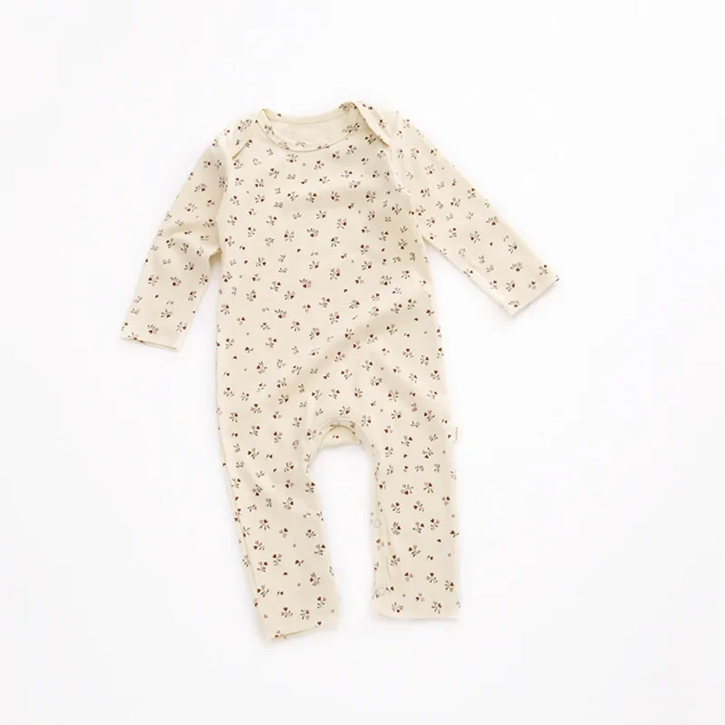 0-24M Newborn Kid baby Boys Girls Clothes Spring Print Romper Cute Sweet Cotton Jumpsuit Long Sleeve Cotton Fall Baby Outfit