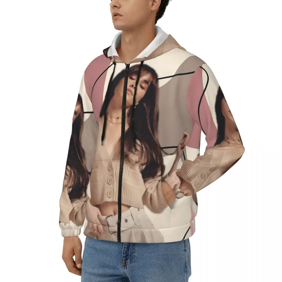 Aitana Ocana Singer cremallera sudaderas con capucha Hip Hop pulóver Otoño Invierno hombres mujeres sudaderas camisetas de manga larga