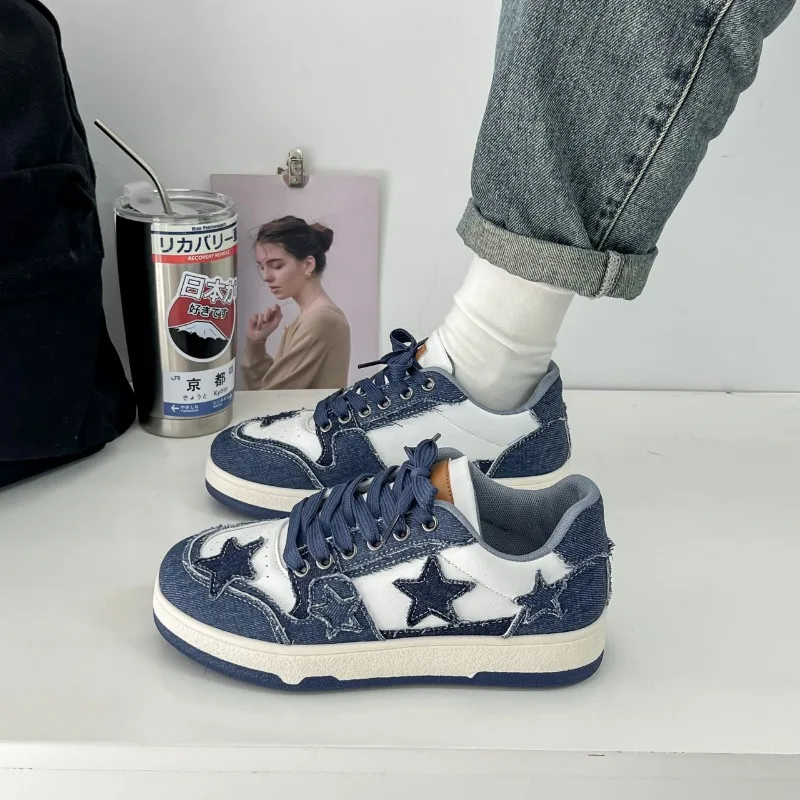 Women Sneakers Men Tennis Retro Star Punk Hip-hop Skateboard Shoes Fashion Male Sneakers Outdoor Sports Casual Designer Shoes