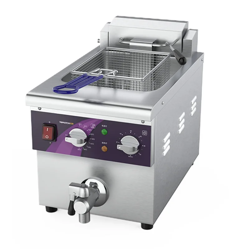 CX Commercial Fryer Fried French Fries Stinky Tofu Fried Skewers Snack Single Cylinder